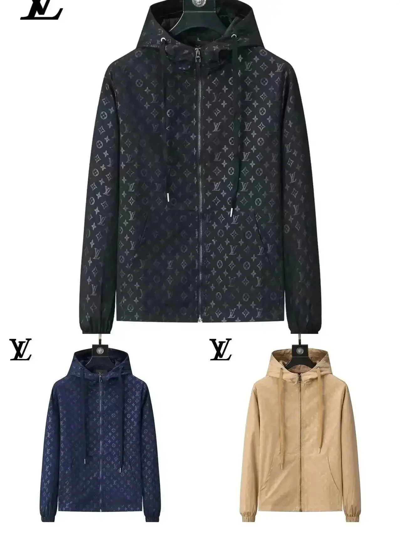 LV Monogram Hooded Jacket