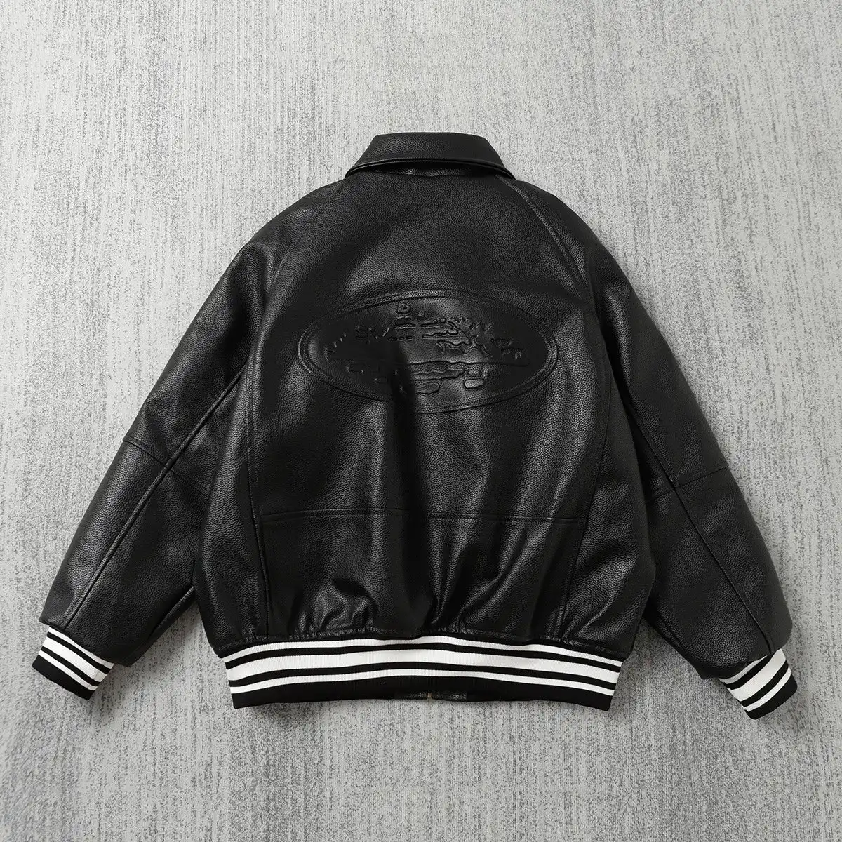 Corteiz leather jacket 2