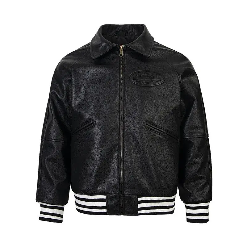 Corteiz leather jacket 3