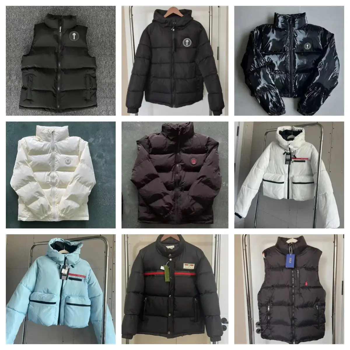 polo Ralph lauren /prada/ Trapstar/Gucci Down jacket