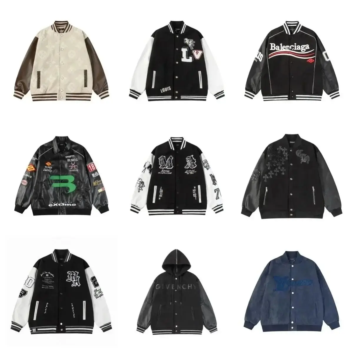 Luxury Brand Varsity Jackets [40 styles]
