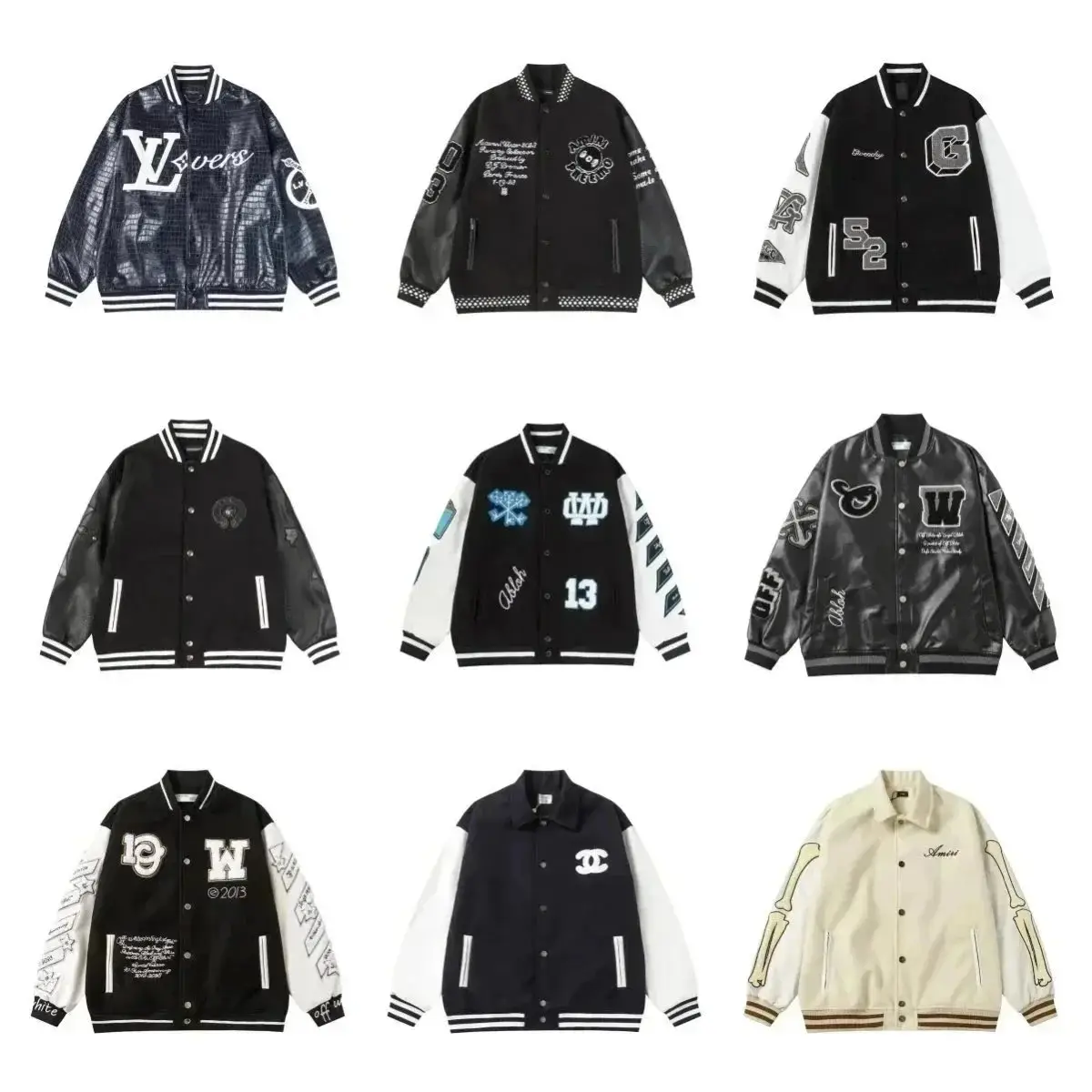 Luxury Brand Varsity Jackets [40 styles] 3