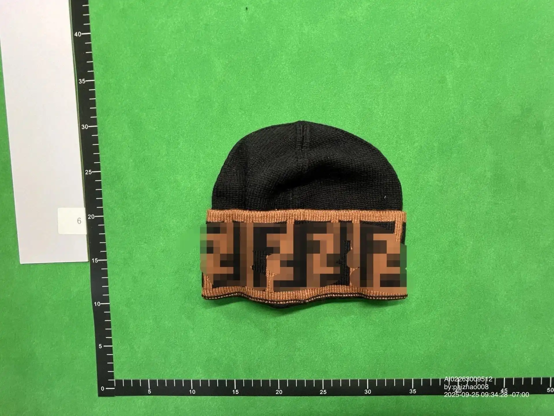 Fendi FF Logo Knit Beanie