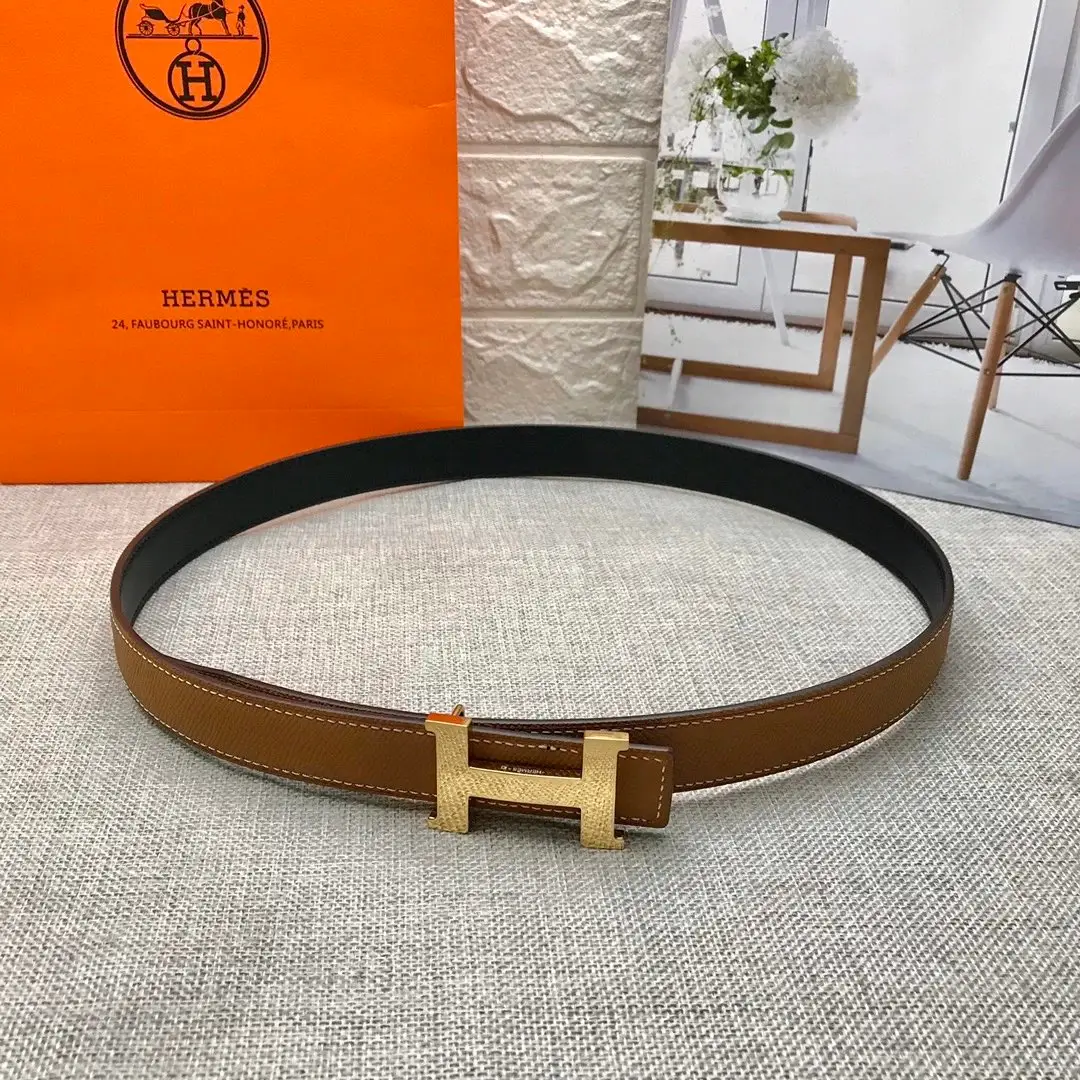 Herm S Leather Belt [12 styles] 3